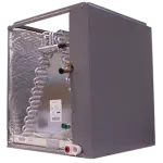 Armstrong Air EAC1P upflow cased evaporator coil for efficient heating and cooling.