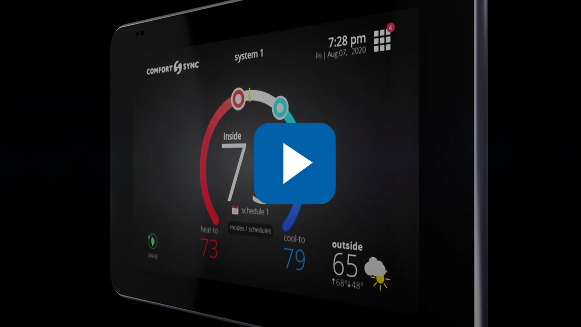 Comfort Sync Thermostat video